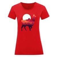 Дамска тениска "Forest Alpaca" - small - 15