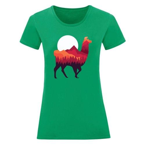 Дамска тениска "Forest Alpaca" - 2