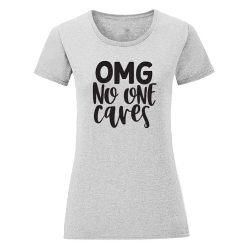 Дамска тениска "No One Cares" - 2