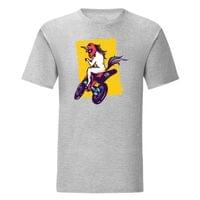Тениска "Unicorn Biker" (мъжка) - small - 8