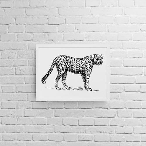 Постер с рамка "Гепард" - 2