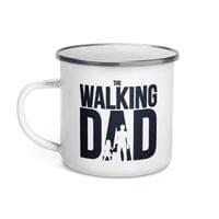 Емайлирано канче "Walking Dad" - small - 4