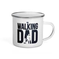 Емайлирано канче "Walking Dad" - small - 6