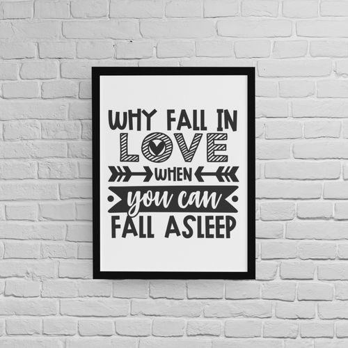 Постер с рамка &amp;quot;Fall Asleep&amp;quot; - 1