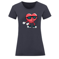 Тениска "Heart Flossing" (дамска) - small - 2