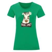 Дамска тениска "Got A Probllama" - small - 0