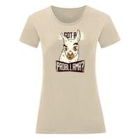 Дамска тениска "Got A Probllama" - small - 3