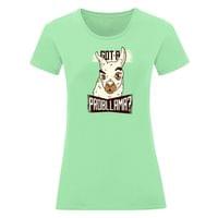 Дамска тениска "Got A Probllama" - small - 4