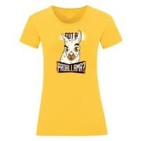 Дамска тениска "Got A Probllama" - small - 7