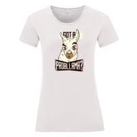 Дамска тениска "Got A Probllama" - small - 8