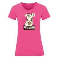 Дамска тениска "Got A Probllama" - small - 9