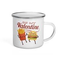 Емайлирано канче "Моята валентинка" - small - 1