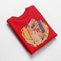 Ватирана блуза "Retro T-Rex" - small - 3