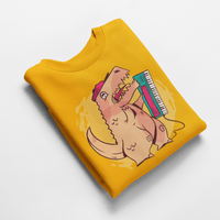 Ватирана блуза "Retro T-Rex" - small - 7