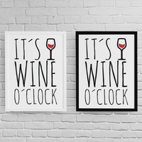 Постер с рамка "Wine o'clock" - small - 2