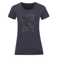 Дамска тениска "Psychedelic Molecules" - small - 0