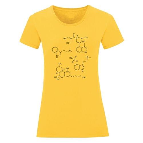 Дамска тениска "Psychedelic Molecules" - 2