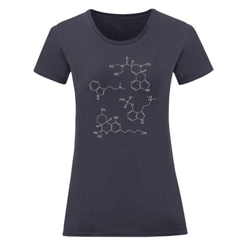 Дамска тениска &amp;quot;Psychedelic Molecules&amp;quot; - 1