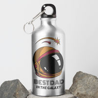 Метална бутилка "Best Dad In Galaxy" - small - 0