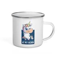 Емайлирано канче "Нацупен еднорог" - small - 3