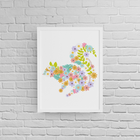Постер с рамка "Squirrel Flower" - small - 1