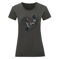 Дамска тениска "Куче и котка" - small - 9