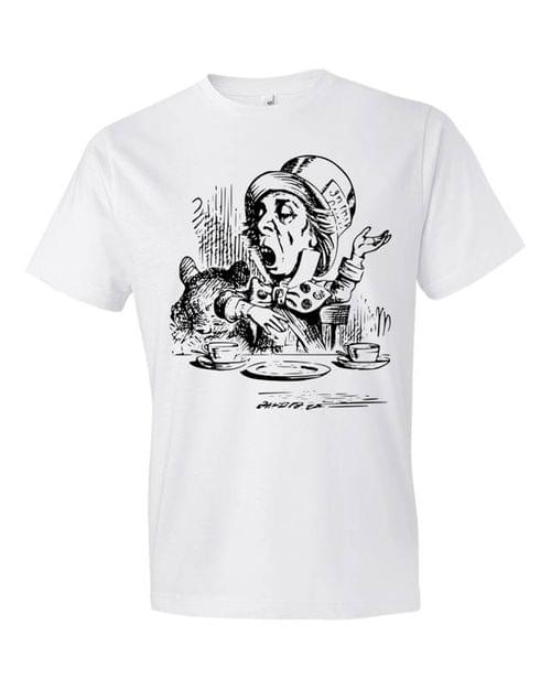 Мъжка тениска "Алиса и Лудият шапкар" - 2