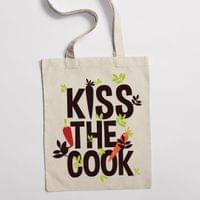 Еко чанта "Kiss The Cook" - small - 0