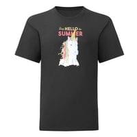 Тениска "Summer Unicorn" (детска) - small - 0