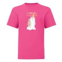 Тениска "Summer Unicorn" (детска) - small - 1