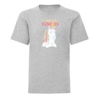 Тениска "Summer Unicorn" (детска) - small - 2