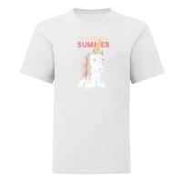 Тениска "Summer Unicorn" (детска) - small - 4