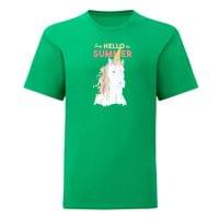 Тениска "Summer Unicorn" (детска) - small - 7