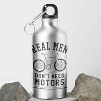 Метална бутилка "Real Men Bike" - small - 0