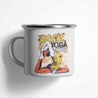 Емайлирано канче "Yoga Queen" - small - 0