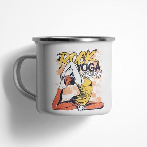Емайлирано канче &amp;quot;Yoga Queen&amp;quot; - 1
