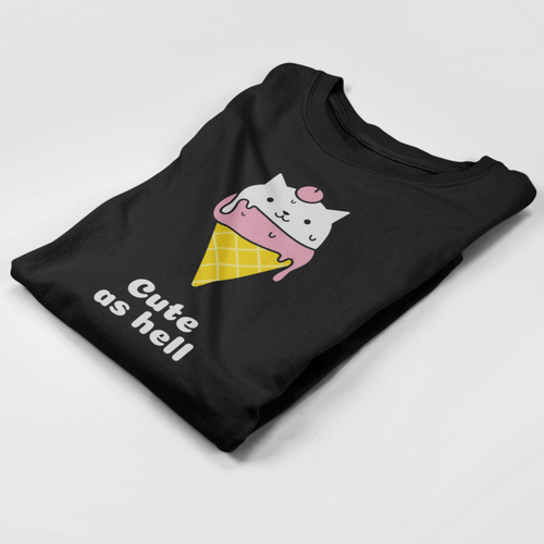 Дамска блуза "Cute As Hell" - 2