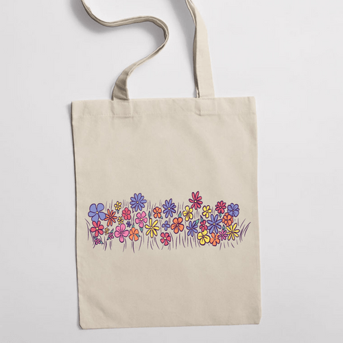 Eко чанта &amp;quot;Цветя&amp;quot; - 1