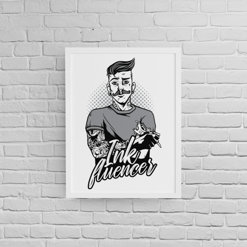 Постер с рамка "Inkfluencer" - 2