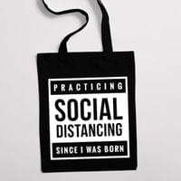Eко чанта "Social Distancing" - small - 1