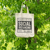 Eко чанта "Social Distancing" - small - 0