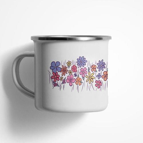 Емайлирано канче &amp;quot;Цветя&amp;quot; - 1