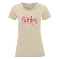Дамска тениска "Cat Mom" - small - 5