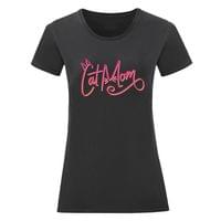 Дамска тениска "Cat Mom" - small - 9