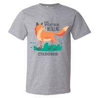Мъжка тениска "FireFox vs Chrome" - small - 2