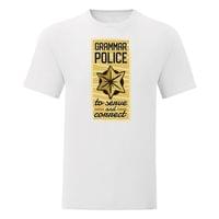 Тениска "Grammar police" (мъжка) - small - 7