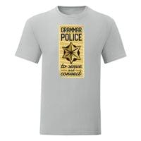 Тениска "Grammar police" (мъжка) - small - 9