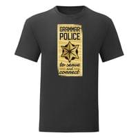 Тениска "Grammar police" (мъжка) - small - 8