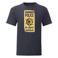 Тениска "Grammar police" (мъжка) - small - 14