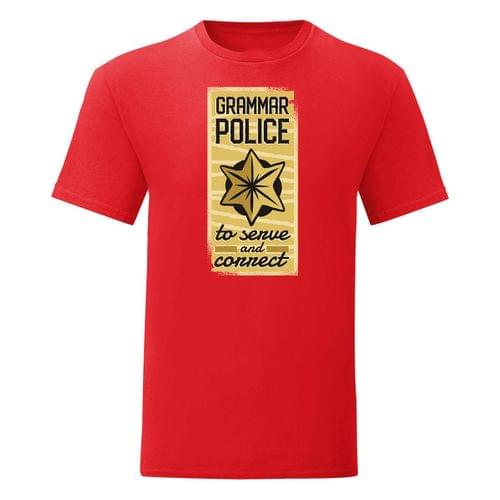 Тениска "Grammar police" (мъжка) - 2